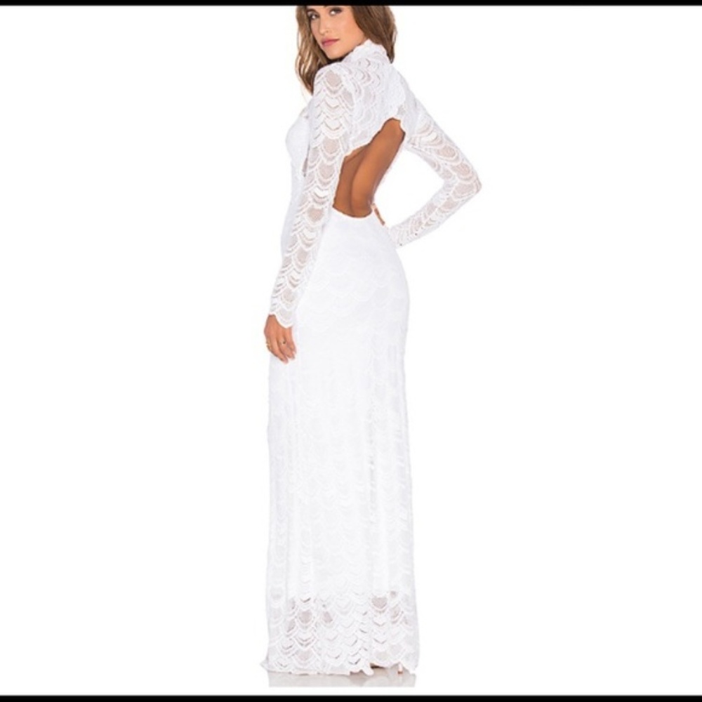 WORN ONCE Nightcap Ivory Victorian Lace Dress